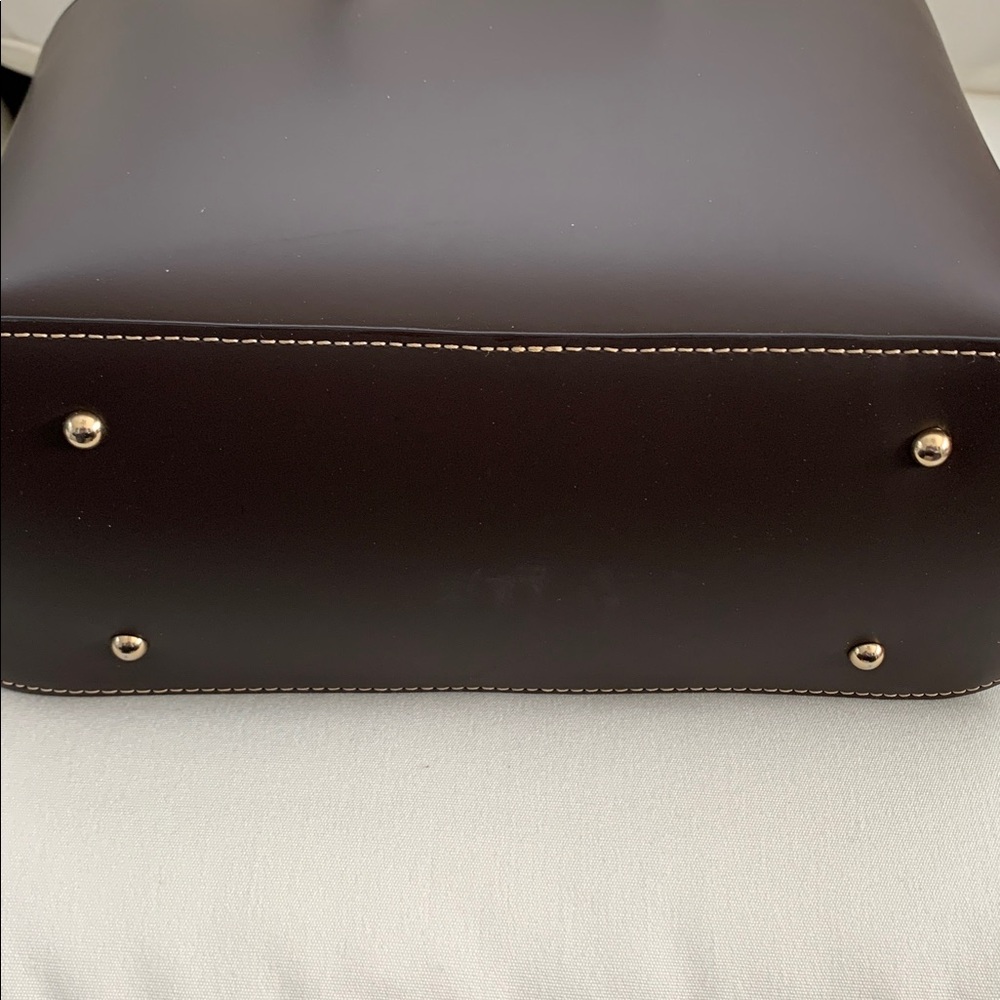 Dooney & Bourke Dark Brown Tote Bag - Picture 8 of 13